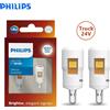 Philips 24V Ultinon Pro6000 T10 W5W Camion LED Segnale Lampadine interne 4000K Luce di posizione lettura piastra bianca calda 24961WU60X2