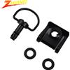 PowerMotor Viti a sgancio rapido per moto nere da 17 mm Universale 1/4 D-ring Turn Race Carena di fissaggio Enduro per Honda Yamaha Suzuki
