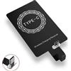 NONE Ricevitore di ricarica wireless di tipo C di vendita calda Adattatore per caricabatterie wireless veloce di tipo C per Samsung Huawei Xiaomi