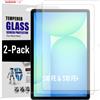 NABNAW Per Samsung Galaxy S10 FE 10.9 Proteggi schermo in vetro temperato su Galaxy Tab S10 FE + S10 FE Plus 13.1 Pellicola HD antigraffio 2 pezzi