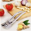 NONE Smerigliatrice per aglio da cucina in lega di alluminio, estrusore, pressa manuale, utensili per macinare, piccoli utensili da cucina