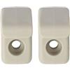 NONE Set di staffe per parasole 2 pezzi 735411088 per Fiat Grande Punto Accessori auto realizzati in ABS per un utilizzo indipendente dalla deformazione e resistente all'usura