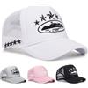 NONE Moda nuovi cappelli da baseball con stampa unisex Hip Hop traspirante parasole personale in rete versatile cappelli snapback da strada berretti da camionista