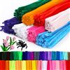NONE 100 pz 30 cm colori canna di ciniglia asta intrecciata filo di ferro fai da te artigianale radice di lana soffice barra torsione decorazione tubo detergente peluche