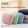 NONE Cuscino per pisolino in spugna portatile Cuscino per il collo morbido color macaron Supporto cervicale multifunzione Cuscino per dormire da viaggio Ufficio
