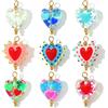 GRACE MOMENTS 3 pz/lotto in Acciaio Inox Simpatico Cuore di Murano Collana di Vetro Del Pendente Amore Orecchino FAI DA TE Pendenti E Ciondoli Donne Fatti A Mano Filo Intrecciato Gioielli