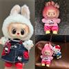 moetch 15 17 centimetri Per Labubu Bambola Polka Dot Strap Dress Outfit Abbigliamento Kawaii Hellokitty Cowboy Strap Pantaloni Dritto Legging Vestiti Ropa