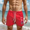 NONE Pantaloncini da spiaggia casual estivi da uomo Pantaloncini da surf leggeri e traspiranti per il nuoto e le vacanze al mare Pantaloncini da bagno