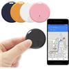 NONE Mini dispositivo localizzatore GPS Promemoria anti-smarrimento per animali domestici Borsa per bambini Portachiavi Smart Bluetooth Connesso App Android Locator Accessori