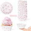 NONE 100 Pz Mini Rosa Bowknot Torta Fodere di Carta Cottura Muffin Torta Chocalate Cupcake Custodie Tazza Festa Vassoio Torta Stampo Strumento di Decorazione