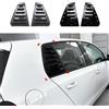 NONE Per VW Golf 6 MK6 2008 2009 2010-2012 In Plastica ABS Lunotto Posteriore Quarto Feritoia Scoop Copertura Sfiato Laterale Trim Auto Adesivo Accessori