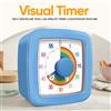 NONE Timer Visivo per Bambini, Strumento di Autodisciplina, Conto alla Rovescia 60 Minuti, Gestione del Tempo per Studenti e Compiti