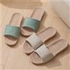 NBYYCHD Pantofole da donna casual in canapa Appartamenti per la casa Primavera Estate Designer di lusso Scarpe da donna 2026 Scivoli da interno alla moda Coppia leggera