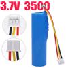 SUYIJIA JST-PHR-2.0MM 18650 3.7V 3500mAh PCB batteria agli ioni di litio PER DVD Dispositivo digitale spazzatrice elettronica per cani Aspirapolvere