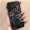 NONE Cover per Telefono con Stampa Dettagliata di Motivi Floreali in Pizzo per Samsung Galaxy S26 S25 FE S24 S23 S22 Ultra Plus A16 A36 A56 A55 A54 A53