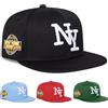 NONE Cappelli hip-hop unisex con ricamo a lettera NY Cappellini da baseball casual regolabili per esterni primaverili e autunnali Cappellino sportivo per protezione solare