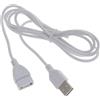 Ninth World Cavo di prolunga USB bianco Cavo di prolunga universale da maschio a femmina da 1,5 m per mouse e tastiera