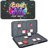 NONE Adatto per la custodia dei giochi per Switch, con 24 slot per cartucce e 24 spazi per schede Micro SD.