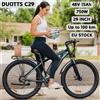 DUOTTS C29 Bicicletta Elettrica Montagna 29 Pollici 750W Motore Potente Batteria Litio Rimovibile 48V15Ah Display HD 2.4 Pollici