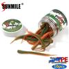 SUNMILE 10 pz Esche a Verme di Sabbia 8,2 cm Pesca al Sale Esche Morbide Artificiali in Silicone Spigola Trota Esche di Plastica