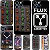 NONE Cover/Custodia per Samsung Galaxy S26 S25 S24 Ultra S20 S21 S22 S23 Plus S10 S24 FE S25 FE con design Back to the Future Flux Capacitor