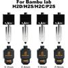 NONE Nuovo Kit Hotend P2S H2D H2S di Alta Qualità con Ugello in Acciaio Temprato da 0.2/0.4/0.6/0.8mm, Kit di Sostituzione Hotend per Bambu Lab H2S H2D.