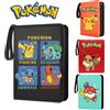 TAKARA TOMY Album Portacarte Portatile Pokemon Pikachu Charizard con Cerniera, Raccoglitore per Carte da Collezione Anime e Videogiochi, Regalo