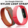 QKX Cinturino Sportivo in Nylon Intrecciato per Google Fitbit Air, Braccialetto con Velcro Traspirante ad Asciugatura Rapida, Parti di Ricambio per Polsiera