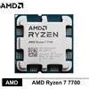 AMD Processore AMD Ryzen 7 7700 per Gaming e Produttività, CPU Desktop 8-Core 12T, 4.5 GHz Max Boost, 5nm 32MB Cache L3, Socket AM5 (Dissipatore Non Incluso)