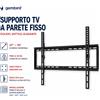 NONE Staffa TV Parete Universale 37" 70" Supporto TV Fisso VESA 600x400 Supporto per Televisore LCD LED OLED QLED Montaggio a Parete Ultra Sottile 20,5 mm Max 35kg