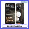 DOOGEE Fire 5 Ultra Telefono Robusto 32GB 256GB Batteria 13000mAh Helio G81 Display HD+ 6.6'' Fotocamera 48MP NFC Smartphone Android 15
