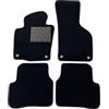 MTC Automotive Tappetini per VW Passat B6 dal 2005-2010 B7 2010-2014, su Misura, Antiscivolo, battitacco in gomma rinforzata, bottoni di fissaggio OVALE…