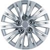 AUTO-STYLE AutoStyle Set di 4 Copricerchi Ohio 16 Pollici Argento