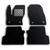 MTC Automotive Tappetini per Ford Kuga II 2012-2019 Su Misura, Antiscivolo,battitacco in Gomma Rinforzato, Sagoma con Aletta poggiapiede