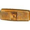 HELLA Luce demarcazione laterale - Alogeno - 12V / 24V - Montaggio, esterno - ECE/ADR/GGVS - Colore diffusore luce: giallo - Sx/Dx - 2PS 006 717-077