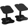 Audibax Neo STM-10 - Supporto da Tavolo per Diffusori - Supporto per Monitor da Studio - Altezza Regolabile da 23,5 a 29 cm - Angolo Regolabile Fino a 10º - Compatibilità Universale con Diffusori HiFi