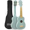 3rd Avenue Ukulele Soprano per Principianti 21 Pollici 4 Corde in Nylon con Borsa Uke Gratuita - Blu Pastello - Lezioni Online Gratuite per 1 Mese
