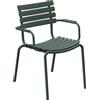Houe - Poltrona impilabile ReCLIPS - Verde - Plastica riciclata - Designer Henrik Pedersen