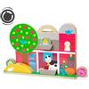 Melissa & Doug Go Tots - Fattoria in Legno con 4 Dischi, Giocattoli in Legno per Bambini Piccoli, Giocattoli per Lo Sviluppo del Bambino, 12 Mesi +, Regalo per Bambino e Bambina - Certificati FSC