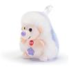 Trudi Sw Riccio Fiore Viola lilla Regalo peluche a fiori,Collezione Pasqua e primavera, festa della mamma | 7x8,5x7cm taglia XXS | Celebration Spring | modello 51359