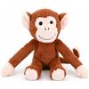 Carehabi Scimmia - Peluche morbido e carino per neonati e bambini