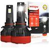 wattstar Lampadine per fari a LED HB3 9005 con decoder Canbus, kit di conversione per fari a LED 100W 18000LMS, bianco puro 6500K per fari a LED anabbaglianti o abbaglianti, luminosità del 600%