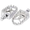 XMMT Cromo Pedane MX Style Wide Fat Pedane Chopper Bobber per Harley Sportster Iron 883 Dyna Fat boy