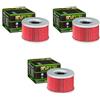 Hiflofiltro 3x Filtri olio Honda CBX 550 F Supersport 82-84 Hiflo HF111