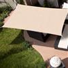 BAKAJI Vela Telo Parasole Ombreggiante Rettangolare con Tessuno Traspirante, Tenda Resistente con Protezione Raggi UV 90% per Ombra Giardino, Terrazzo con Aggancio Connettori a D (2 x 3 Metri)