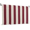 Mitepek Tenda da Sole a Caduta, Rullo avvolgibile con Catenella L 200 H 250cm Fredi Righe Bordeaux