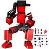 Wpsagek Personaggi motion, personaggi d'azione, Figura d'azione robot mobile unica, Set versatile di action figure, figure modificabili stampate in per bambini, pittura, collezioni, desktop