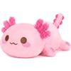 shownicer Axolotl - Peluche Kawaii Axolotl, cuscino in peluche, giocattolo, regalo per adulti e bambini (rosa, 20 cm)