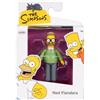 Jakks Pacific The Simpsons Wave 1 Ned Flanders Mini statuetta da 2,5 pollici