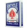 MAGICAPLANET Bicycle Letters Blue Playing Cards, Gioco di 56 carte con lettere e simboli, 17 carte Gaff, Tutorial Incluso (Blu)